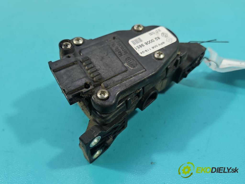 Renault Kangoo I 1998-2008 1.9 dci 80 hp manual 59 kW 1870 cm3 5- pedal plyn: potenciometr: 8200089851
