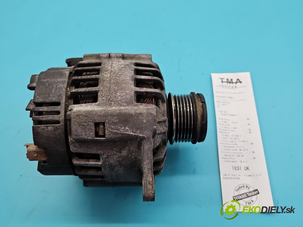 Renault Kangoo I 1998-2008 1.9 dci 80 HP manual 59 kW 1870 cm3 5- Alternator 8200205612 (Alternátor)