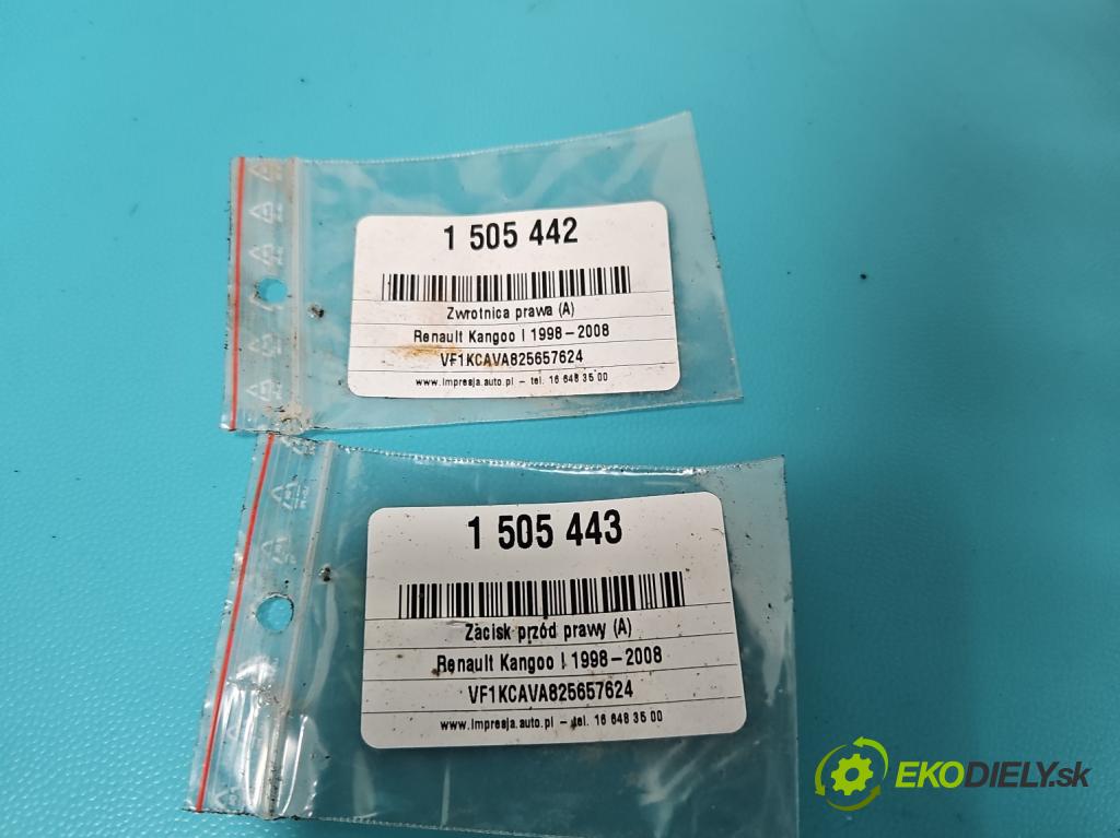 Renault Kangoo I 1998-2008 1.9 dci 80 HP manual 59 kW 1870 cm3 5- náboj pravé  (Náboj kolesa)