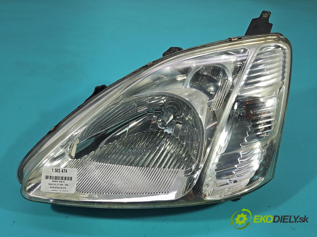 Honda Civic VII 2000-2006 1.7 ctdi: 101 HP manual 74 kW 1686 cm3 5- Reflektor: ľavý  (Kľučka dverí ostatné)