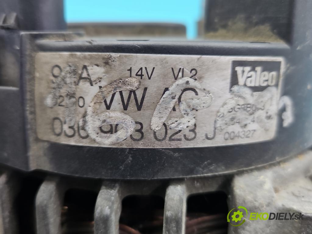 Vw Golf IV 1997-2003 1.4 16V 75 HP manual 55 kW 1390 cm3 5- Alternator 030903023J (Alternátor)