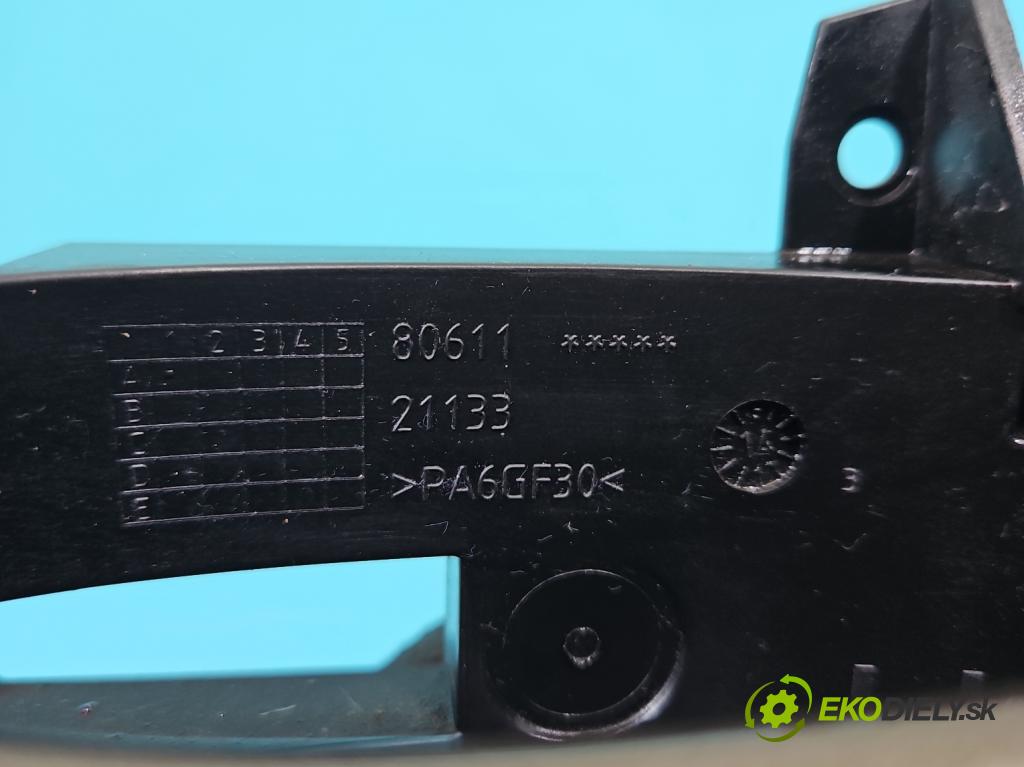 Nissan Qashqai II J11 2013-2021 1.6 dci 131 hp manual 96 kW 1598 cm3 5- klika zadní levé 80611-21133 (Klika dveří ostatní)