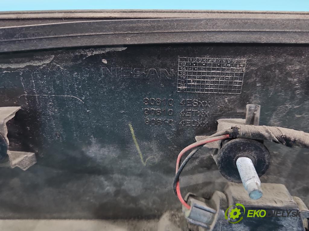 Nissan Qashqai II J11 2013-2021 1.6 dci 131 HP manual 96 kW 1598 cm3 5- rukoväť kufrové dvere zadné 240844EA0A