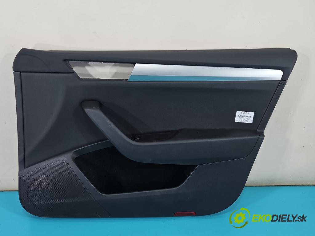 Skoda Superb III 2015-2024 2.0 tdi 190 hp automatic 140 kW 1968 cm3 5- Tapacír: dveře přední pravé 3V1867014A