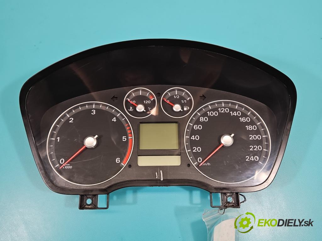 Ford Focus Mk2 2004-2011 2.0 tdci 136 HP manual 100 kW 1997 cm3 5- prístrojovka/ budíky 4M5T-10849-LM (Prístrojová doska)