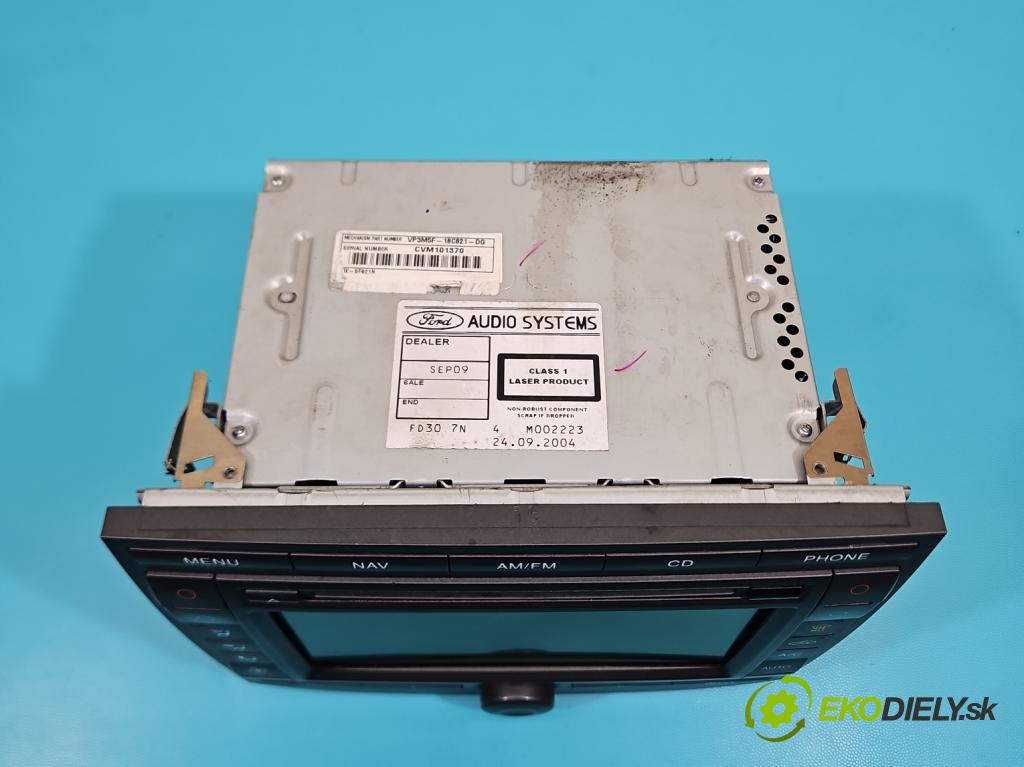 Ford Focus Mk2 2004-2011 2.0 tdci 136 HP manual 100 kW 1997 cm3 5- Radio originál 4M5T-18B988-AC