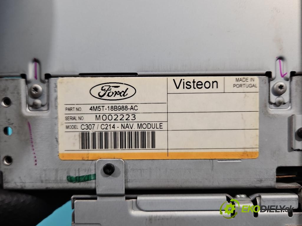 Ford Focus Mk2 2004-2011 2.0 tdci 136 HP manual 100 kW 1997 cm3 5- Radio originál 4M5T-18B988-AC
