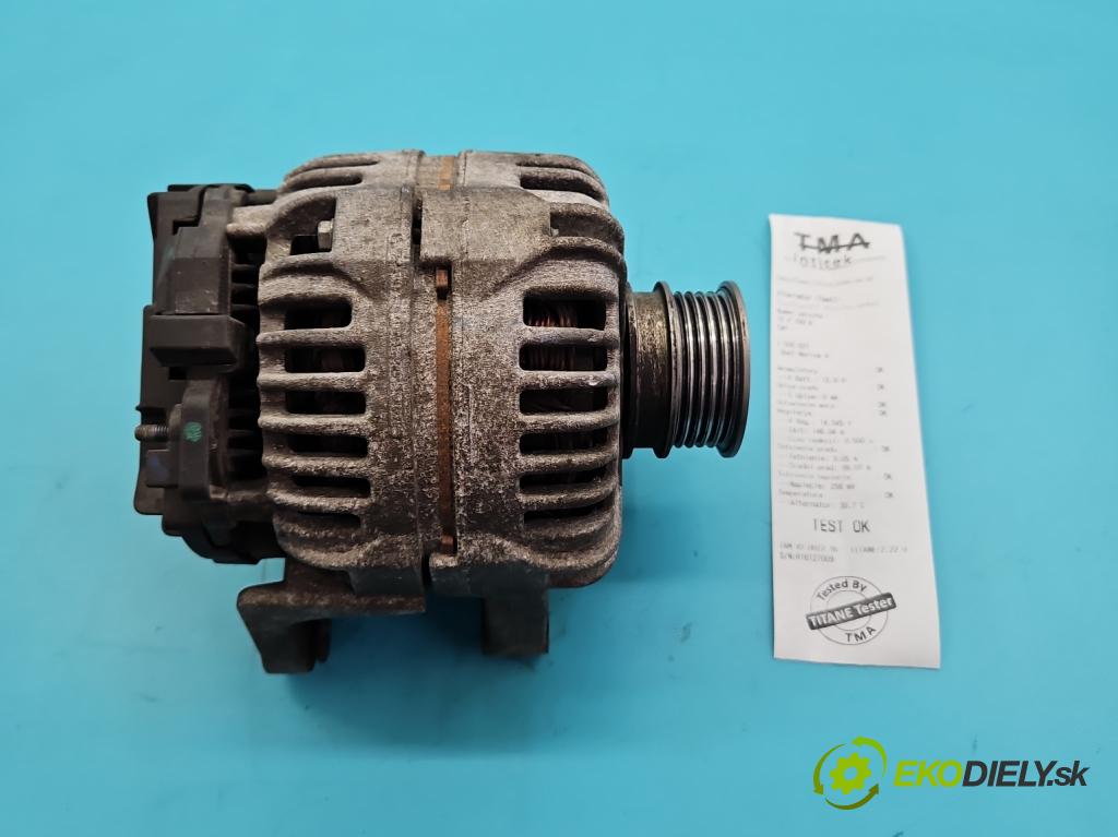 Opel Meriva A 2002-2010 1.6 16V 105 HP manual 77 kW 1598 cm3 5- Alternator 0124425020 (Alternátor)