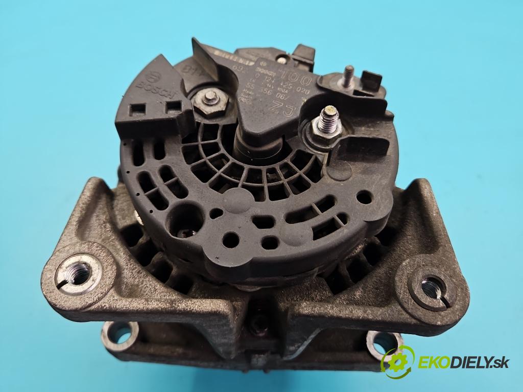 Opel Meriva A 2002-2010 1.6 16V 105 HP manual 77 kW 1598 cm3 5- Alternator 0124425020 (Alternátor)