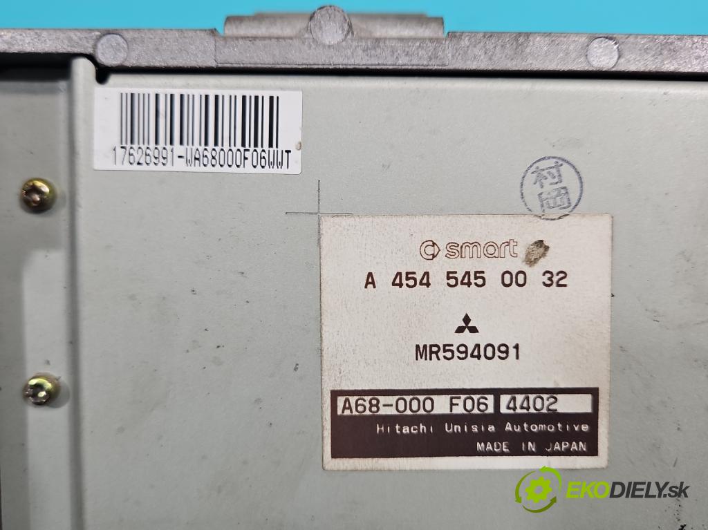 Mitsubishi Colt Z30 VI 2004-2012 1.3 16V 95 HP manual 70 kW 1332 cm3 5- riadiaca jednotka ostatné A4545450032