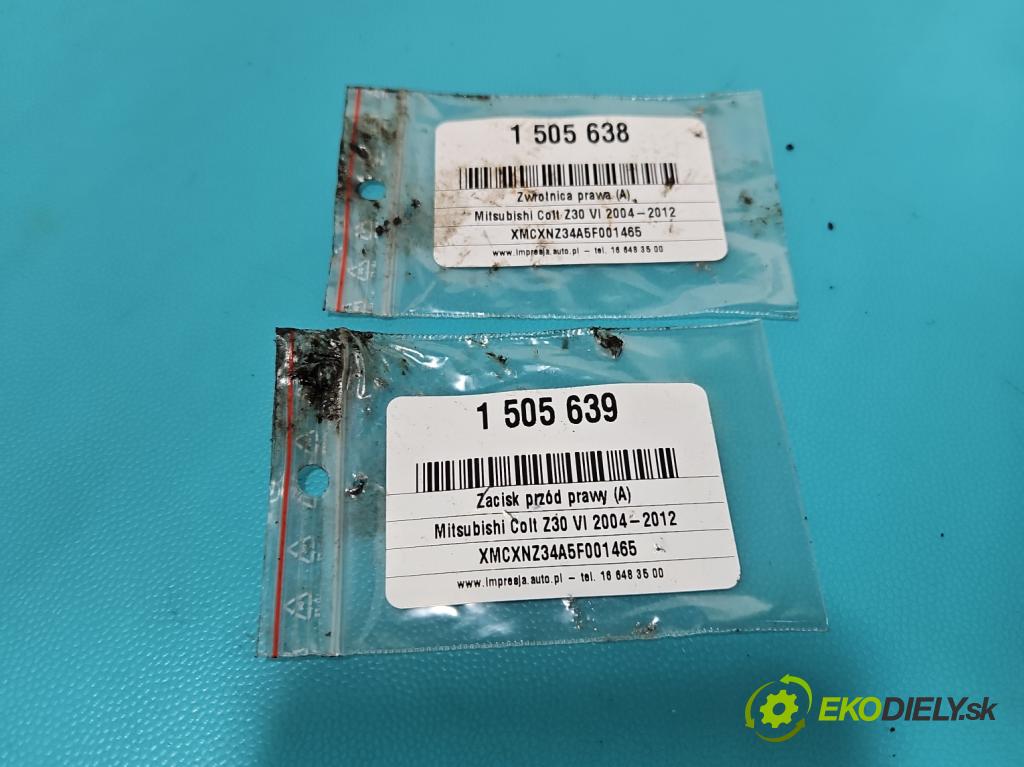 Mitsubishi Colt Z30 VI 2004-2012 1.3 16V 95 HP manual 70 kW 1332 cm3 5- náboj pravé  (Náboj kolesa)