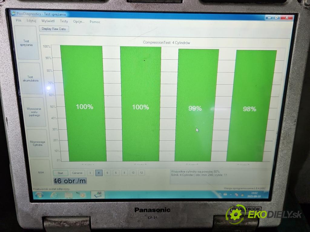 Vw Golf V 2003-2009 1.9 tdi 105 HP manual 77 kW 1896 cm3 5- motor diesla BKC