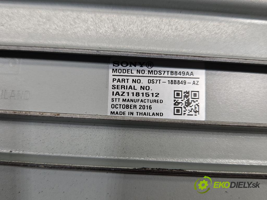 Ford Mondeo Mk5 2014-2022 2.0 tdci 179KM automatic 132 kW 1997 cm3 5- Zesilovač: MDS7TB849AA (Zosilňovač)