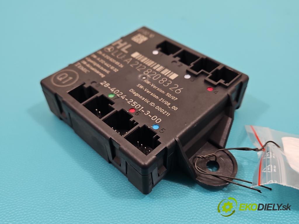 Mercedes E W212 2009-2016 2.2 CDI 136 HP automatic 100 kW 2143 cm3 5- riadiaca jednotka ostatné A2128208326