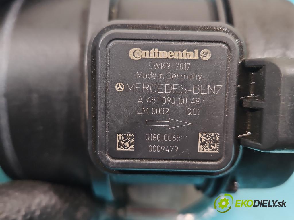 Mercedes E W212 2009-2016 2,2.0 CDI 136 HP automatic 100 kW 2143 cm3 5- průtokoměr: 5WK97017 (Váha vzduchu)