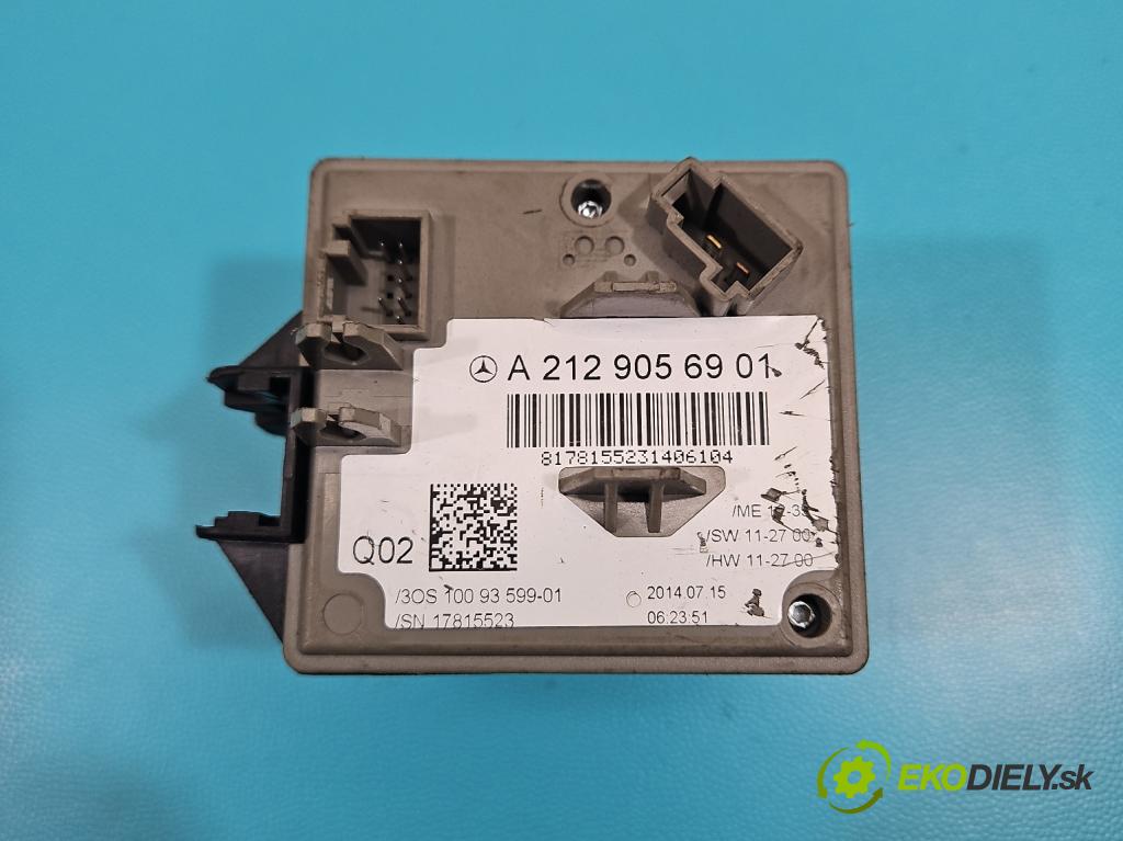 Mercedes E W212 2009-2016 2,2.0 CDI 136 HP automatic 100 kW 2143 cm3 5- Spínačka A2129056901 (Spínacia skrinka)