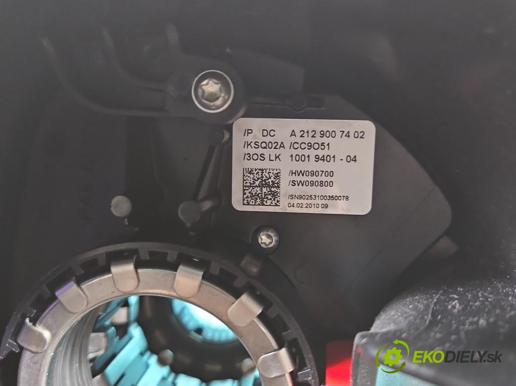 Mercedes E W212 2009-2016 2,2.0 CDI 136 HP automatic 100 kW 2143 cm3 5- prepínač komplex: A2129007402 (Prepínacie páčky pod volantom)