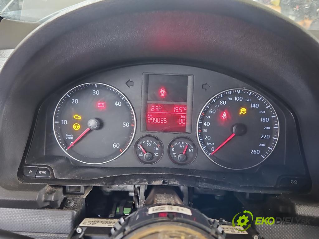 Vw Golf V 2003-2009 1.9 tdi 105 HP manual 77 kW 1896 cm3 5- prístrojovka/ budíky 1K0920851H (Prístrojová doska)