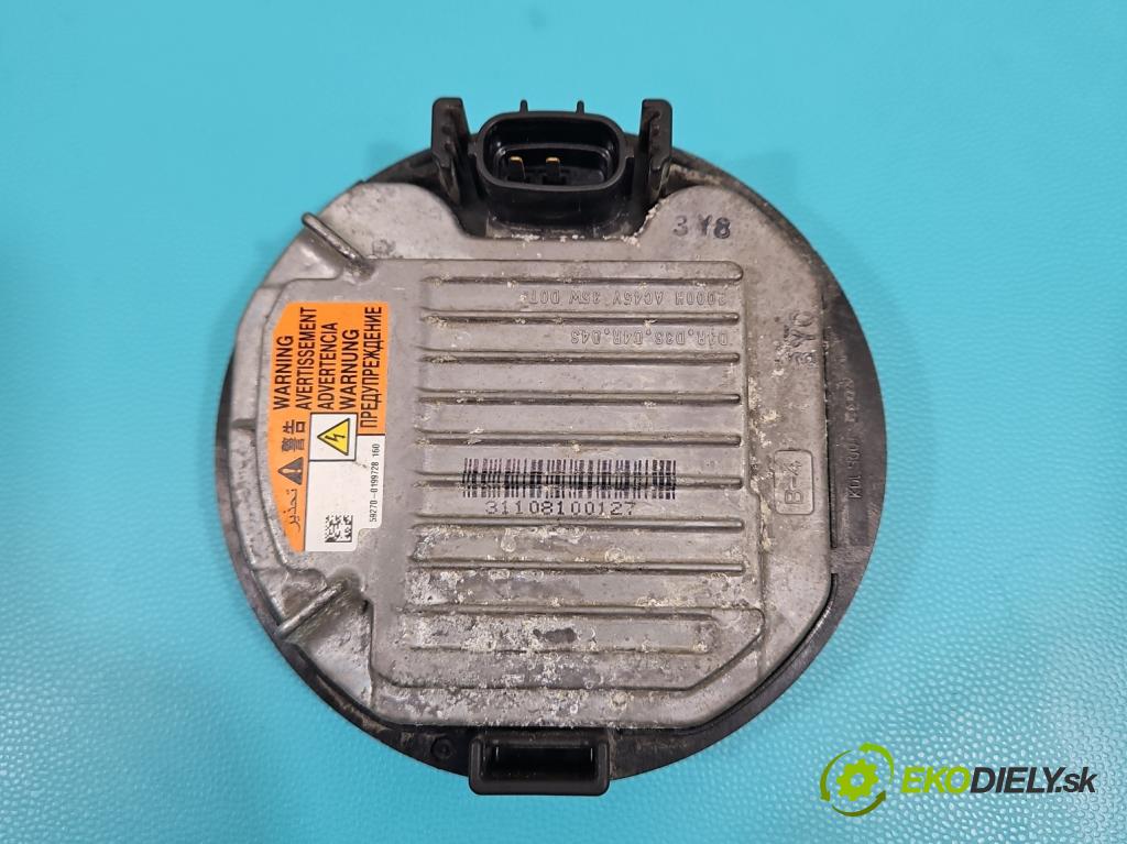 Suzuki SX4 S-Cross 2013-2021 1.6 16V 120 HP manual 88 kW 1586 cm3 5- střídač: xenon 59270-0199728 (Riadiaca jednotka xenónu)