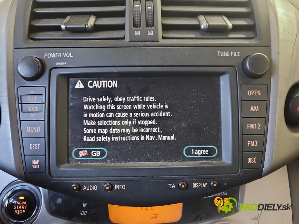 Toyota Rav4 III 2005-2012 2.2 D4D 136 HP manual 100 kW 2231 cm3 5- Radio originál 86120-42240