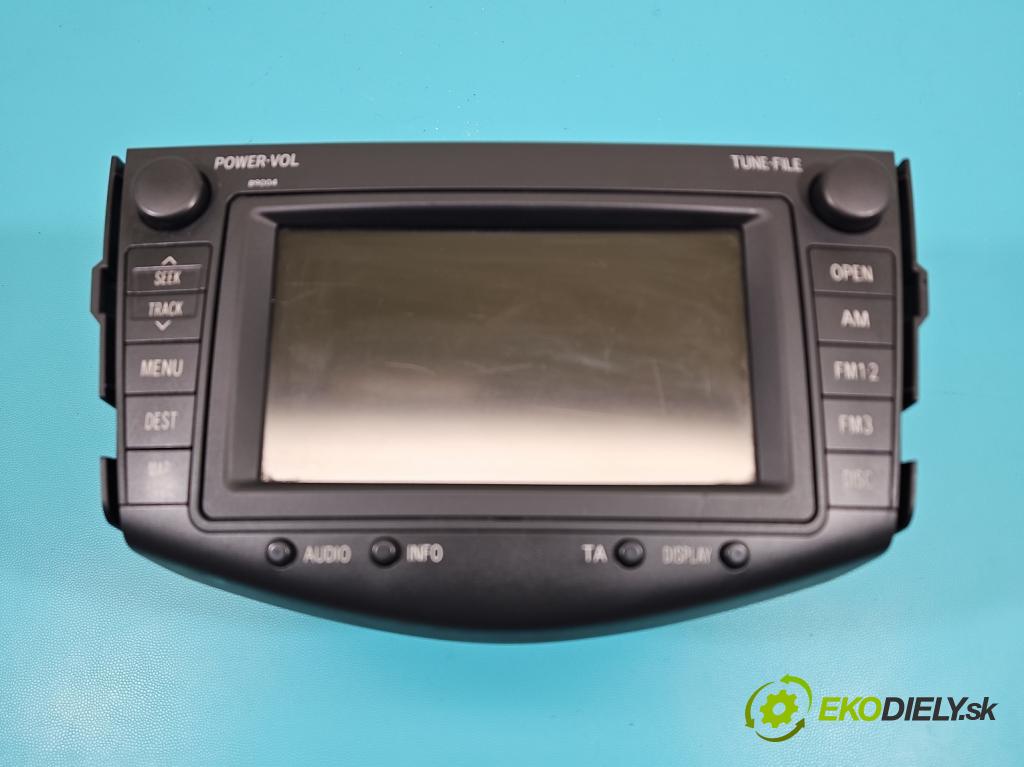 Toyota Rav4 III 2005-2012 2.2 D4D 136 HP manual 100 kW 2231 cm3 5- Radio originál 86120-42240