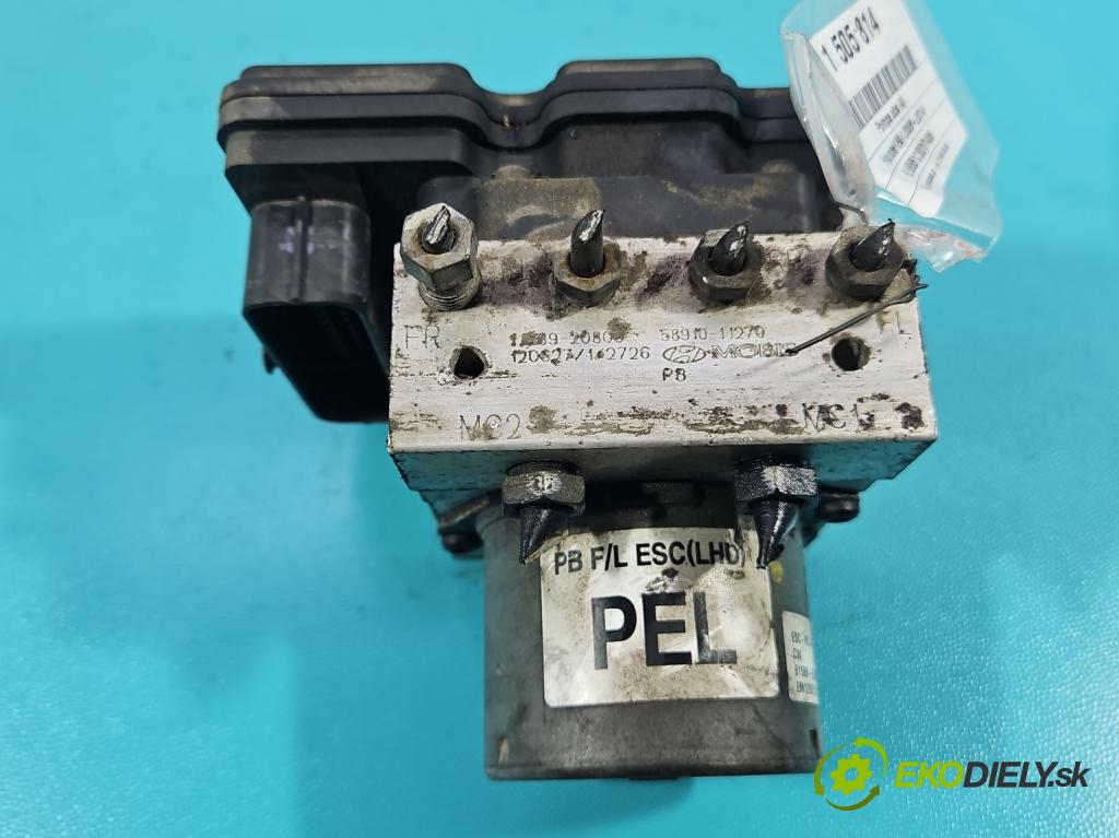 Hyundai I20 I 2008-2014 1.4 16V (G4FA) 101 HP automatic 74 kW 1396 cm3 5- čerpadlo abs 58910-1J270 (Pumpa ABS)