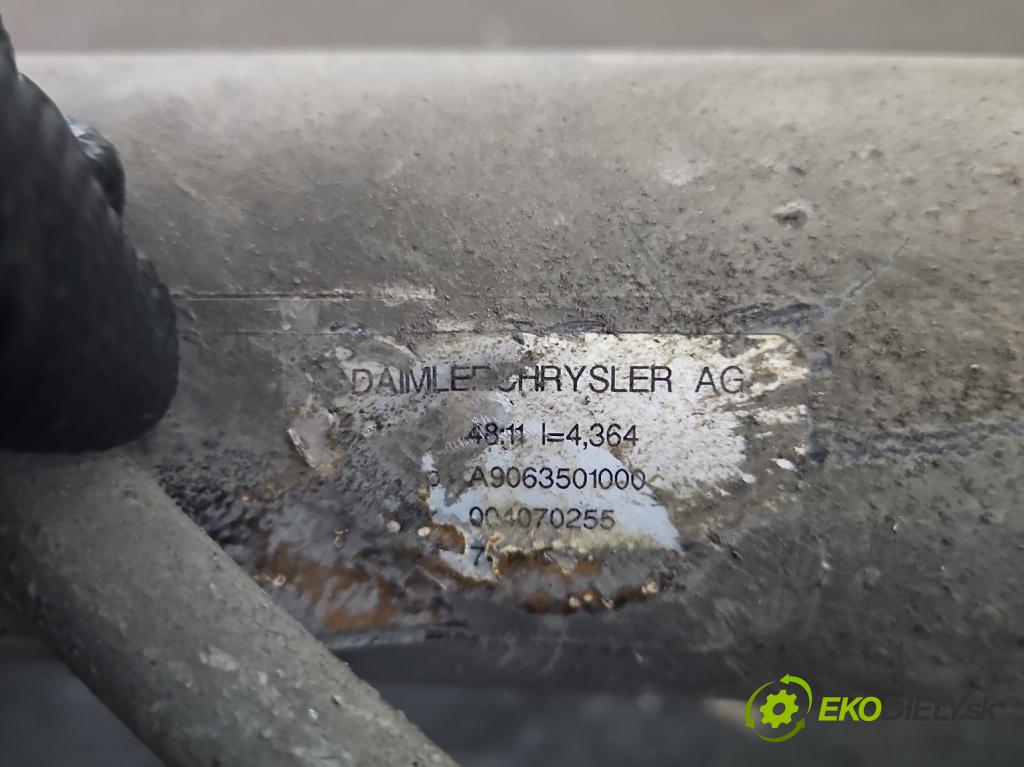 Vw Crafter 2006-2016 2.5 tdi 109 HP manual 80 kW 2461 cm3 4- Most: zadní: A9063501000