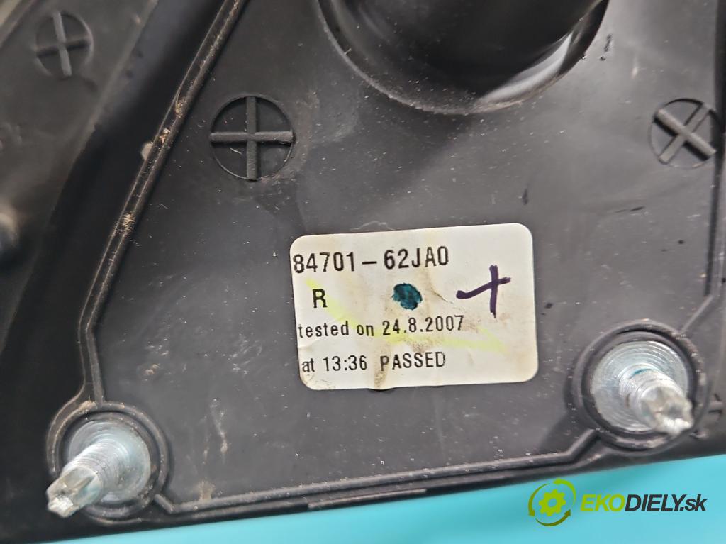 Suzuki Swift Mk6 2005-2010 1.3 16V 92 hp manual 67.5 kW 1328 cm3 5- zpětné zrcátko pravé 84701-62JA0 (Klika dveří ostatní)