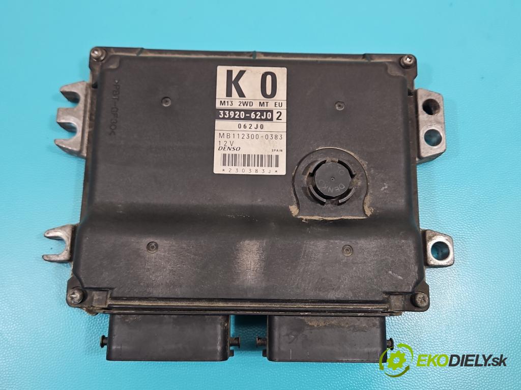 Suzuki Swift Mk6 2005-2010 1.3 16V 92 hp manual 67,5 kW 1328 cm3 5- řídící jednotka motoru 33920-62J02