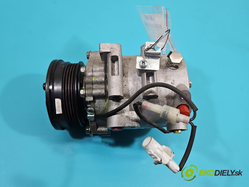 Suzuki Swift Mk6 2005-2010 1.3 16V 92 HP manual 67,5 kW 1328 cm3 5- Kompresor: klimatizácie KTT090079 (Kompresor klimatizácie)