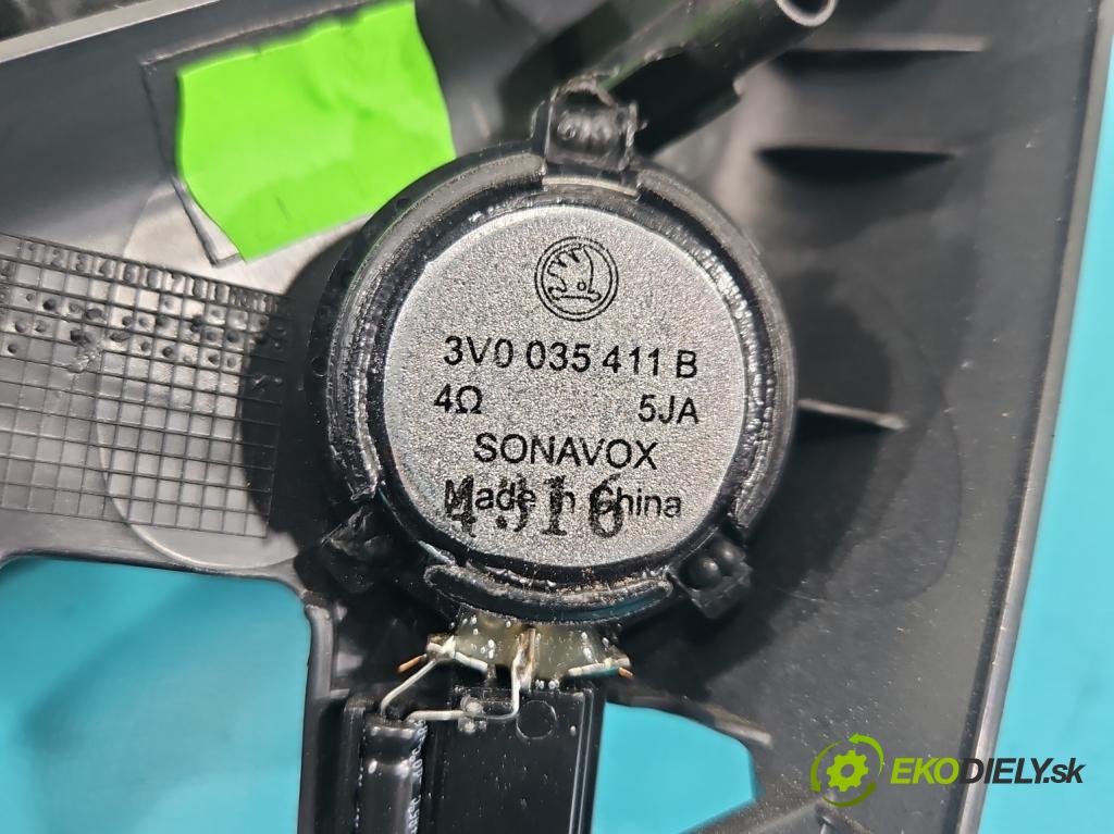 Skoda Superb III 2015-2024 2.0 tdi 190 HP automatic 140 kW 1968 cm3 5- reproduktory komplet 3V0035411A
