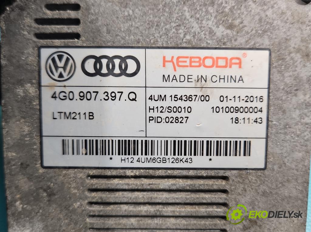 Skoda Superb III 2015-2024 2.0 tdi 190 HP automatic 140 kW 1968 cm3 5- střídač: xenon 4G0907397Q (Riadiaca jednotka xenónu)