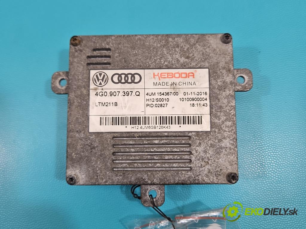 Skoda Superb III 2015-2024 2.0 tdi 190 HP automatic 140 kW 1968 cm3 5- střídač: xenon 4G0907397Q (Riadiaca jednotka xenónu)