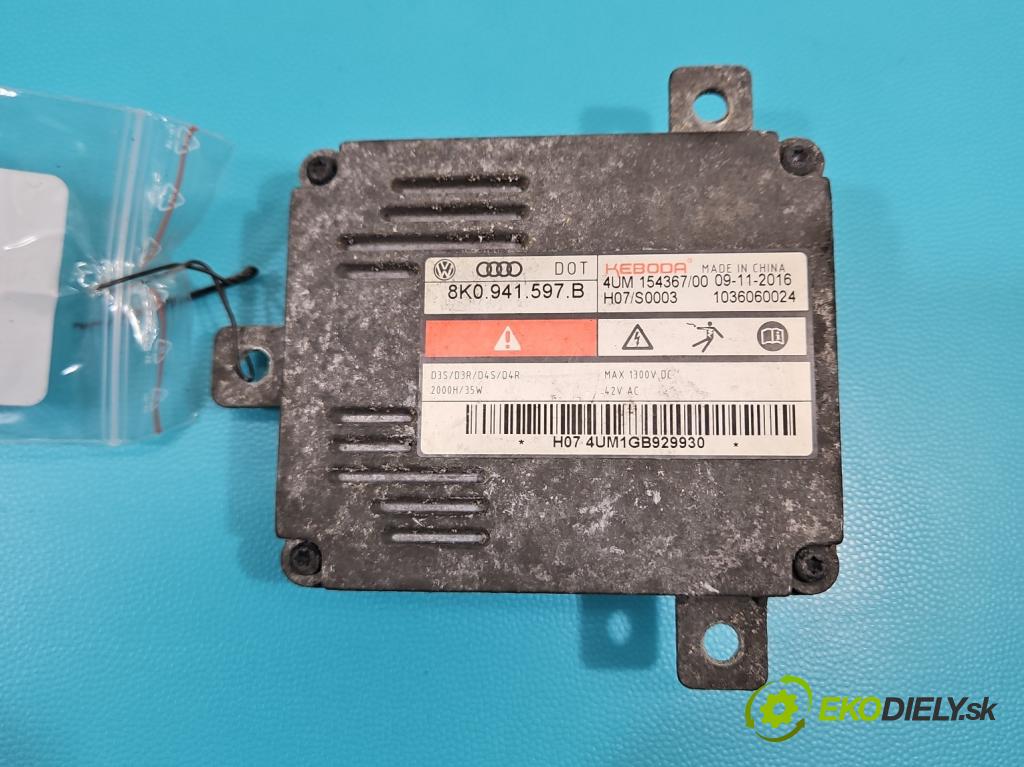 Skoda Superb III 2015-2024 2.0 tdi 190 HP automatic 140 kW 1968 cm3 5- střídač: xenon 8K0941597B (Riadiaca jednotka xenónu)