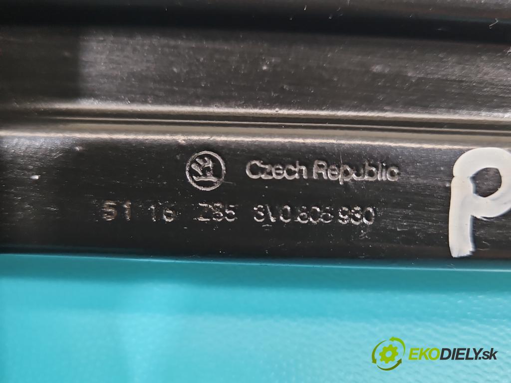 Skoda Superb III 2015-2024 2.0 tdi 190 HP automatic 140 kW 1968 cm3 5- Upevnenie: 3V0806930