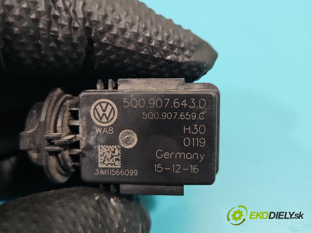 Skoda Superb III 2015-2024 2.0 tdi 190 hp automatic 140 kW 1968 cm3 5- snímač Číslo:: vzduchu 5Q0907643D
