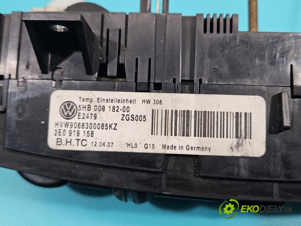Vw Crafter 2006-2016 2.5 tdi 109 hp manual 80 kW 2461 cm3 4- palubní deska panel topení 9068300085KZ