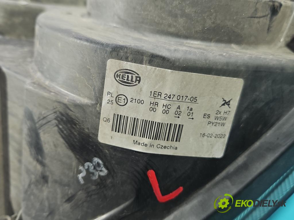 Vw Crafter 2006-2016 2.5 tdi 109 HP manual 80 kW 2461 cm3 4- Reflektor: ľavý 1ER247017-05 (Kľučka dverí ostatné)