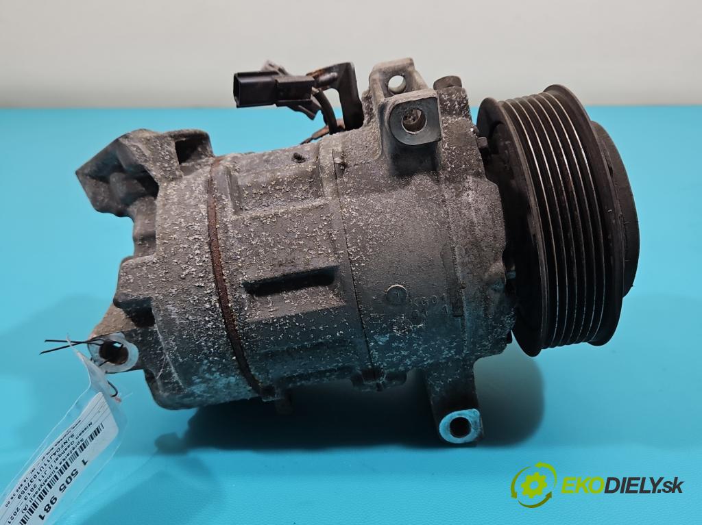 Nissan Qashqai II J11 2013-2021 1.6 dci 131 HP manual 96 kW 1598 cm3 5- Kompresor: klimatizácie 92600-4EB0A (Kompresor klimatizácie)
