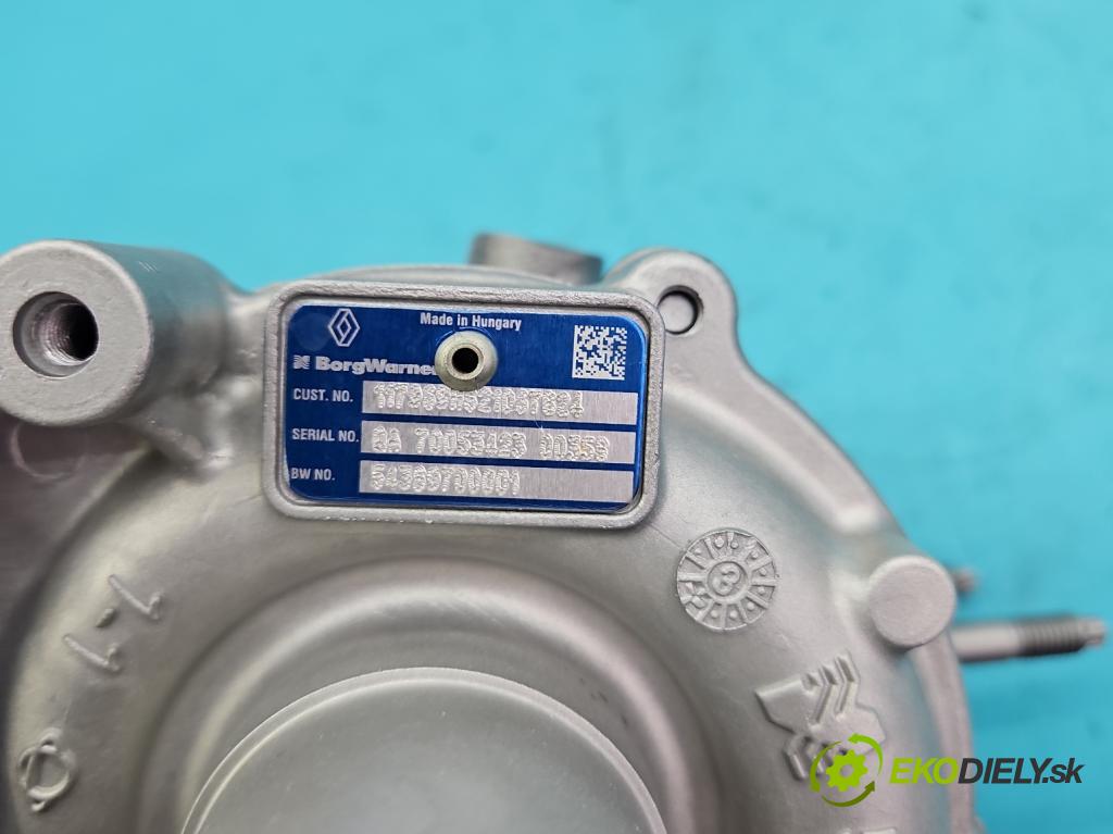 Nissan Qashqai II J11 2013-2021 1.6 dci 131 HP manual 96 kW 1598 cm3 5- turbodúchadlo, turbo repasovaná 54389700001