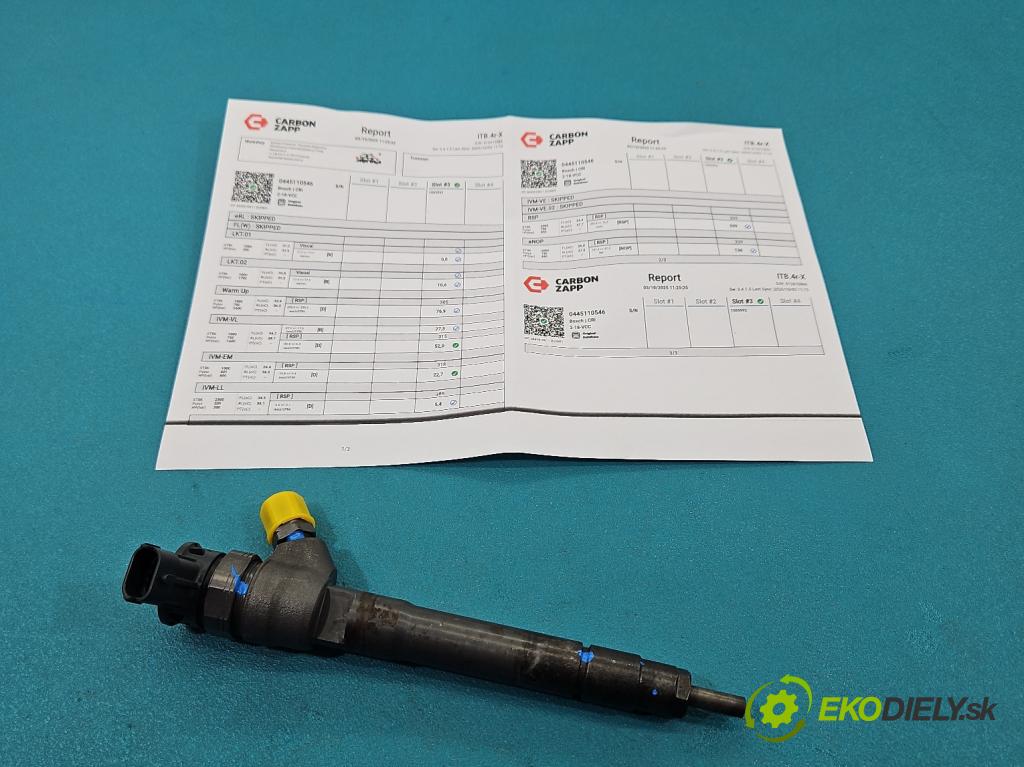 Nissan Qashqai II J11 2013-2021 1.6 dci 131 HP manual 96 kW 1598 cm3 5- vstrek 0445110546 (Vstrekovač paliva)