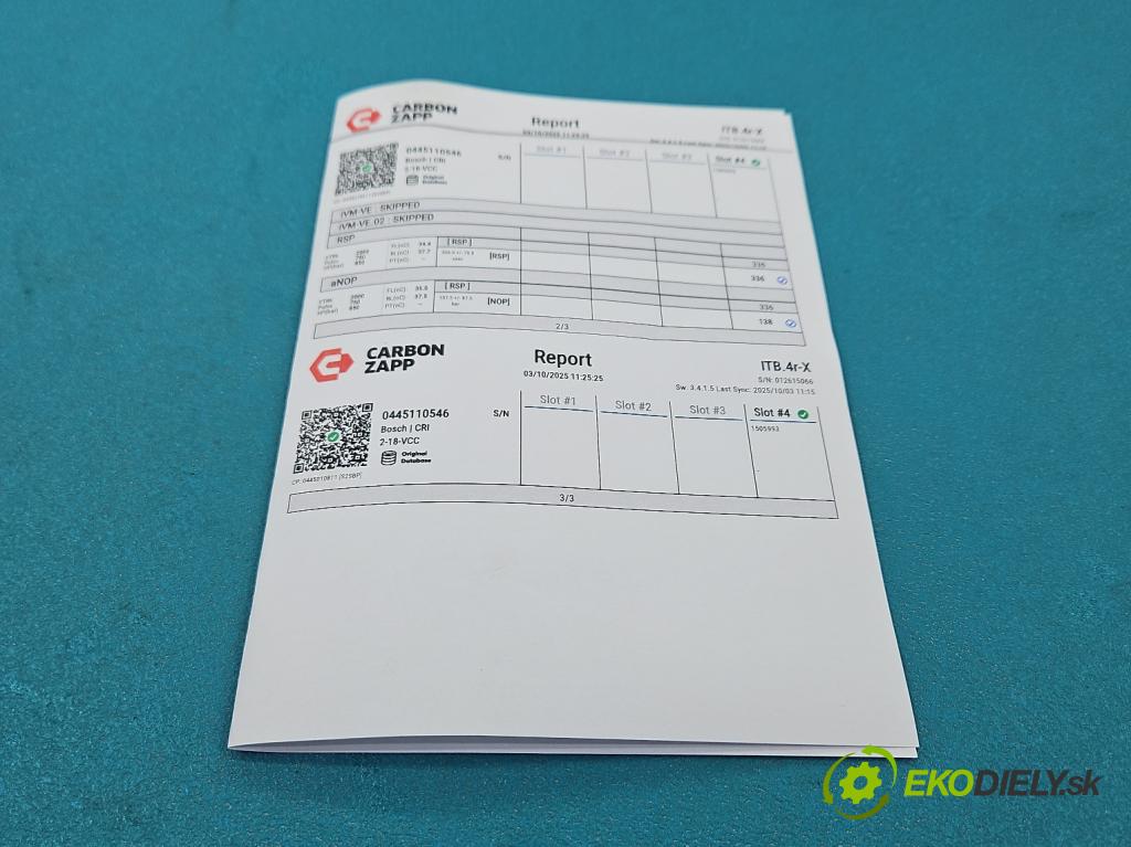 Nissan Qashqai II J11 2013-2021 1.6 dci 131 HP manual 96 kW 1598 cm3 5- vstrek 0445110546 (Vstrekovač paliva)