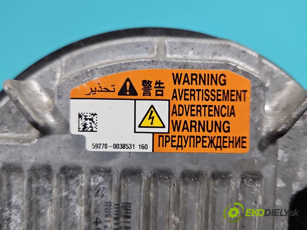 Suzuki SX4 S-Cross 2013-2021 1.6 16V 120 HP manual 88 kW 1586 cm3 5- střídač: xenon 59270-0038531 (Riadiaca jednotka xenónu)