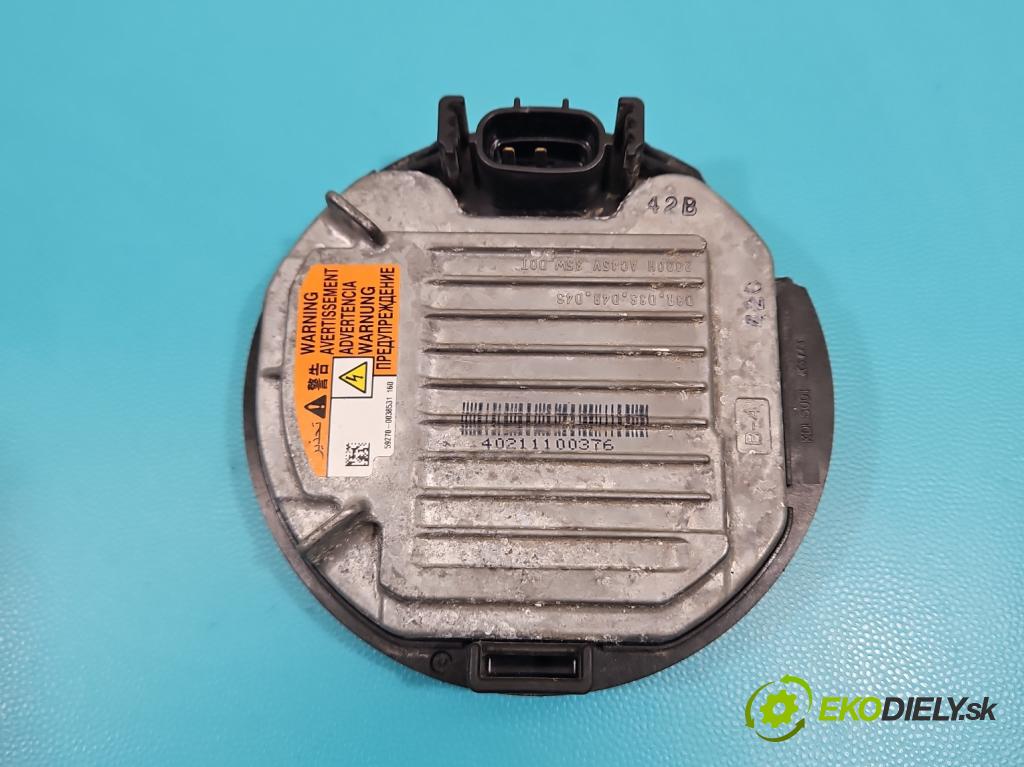 Suzuki SX4 S-Cross 2013-2021 1.6 16V 120 HP manual 88 kW 1586 cm3 5- střídač: xenon 59270-0038531 (Riadiaca jednotka xenónu)