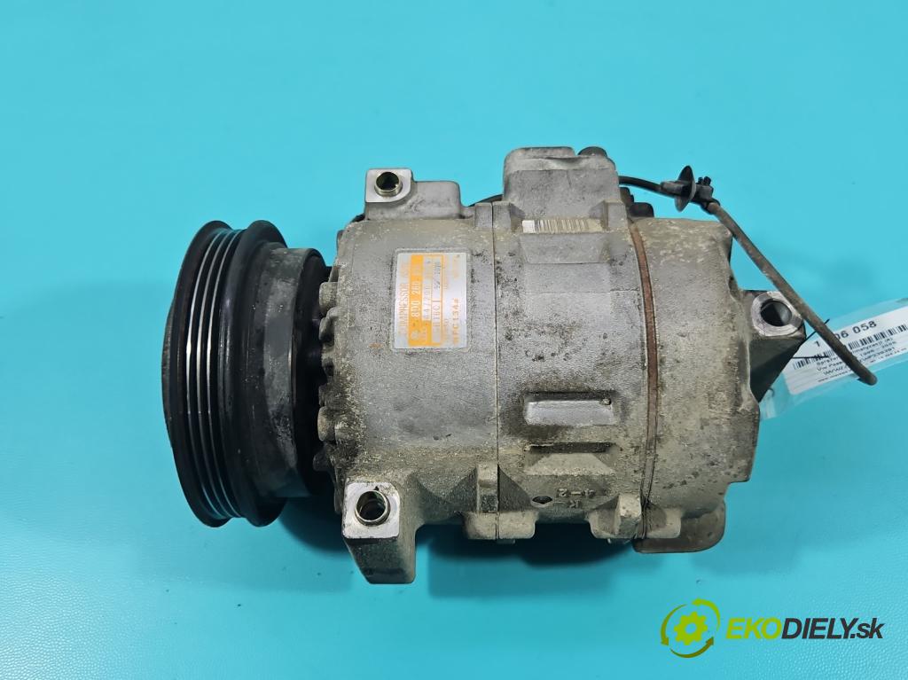 Vw Passat B5 1995-2005 1.6 8V 101 HP manual 74 kW 1595 cm3 4- Kompresor: klimatizácie 8D0260808 (Kompresor klimatizácie)