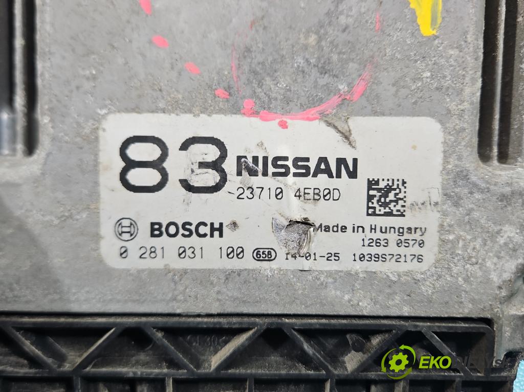 Nissan Qashqai II J11 2013-2021 1.6 dci 131 hp manual 96 kW 1598 cm3 5- řídící jednotka motoru 0281031100