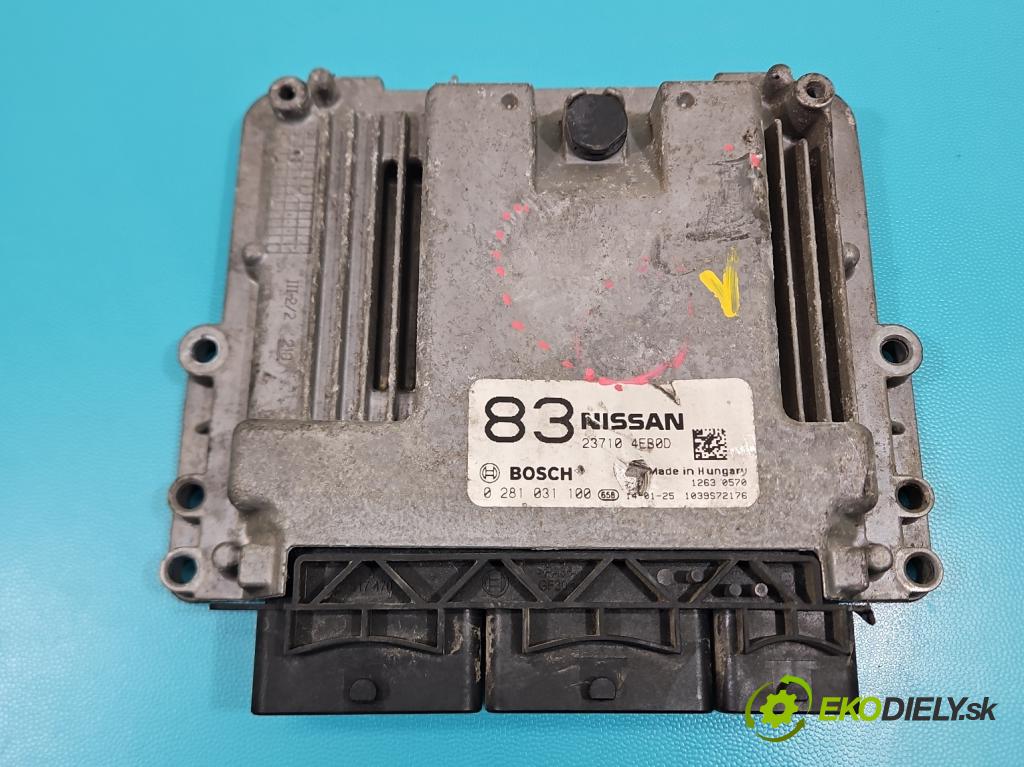 Nissan Qashqai II J11 2013-2021 1.6 dci 131 hp manual 96 kW 1598 cm3 5- řídící jednotka motoru 0281031100