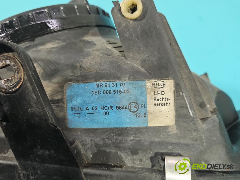 Mitsubishi Space star 1.9 dci 102 HP manual 75 kW 1870 cm3 5- Reflektor: pravý MR913170 (Svetlo predné pravé)