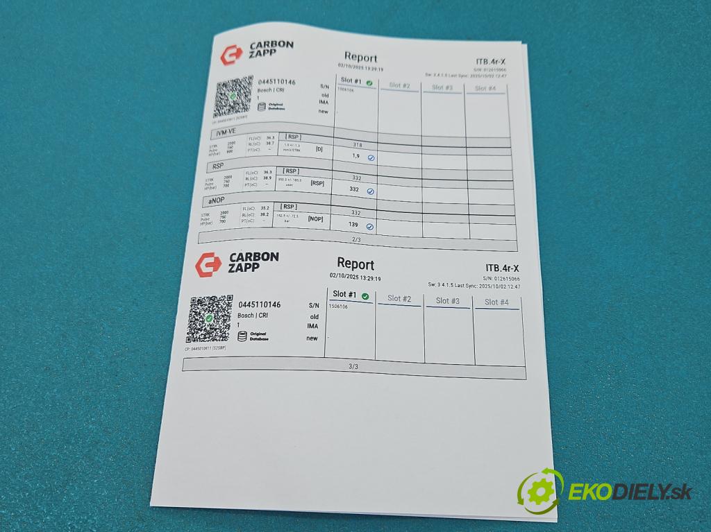 Mitsubishi Space star 1.9 dci 102 HP manual 75 kW 1870 cm3 5- vstrek 0445110146 (Vstrekovač paliva)