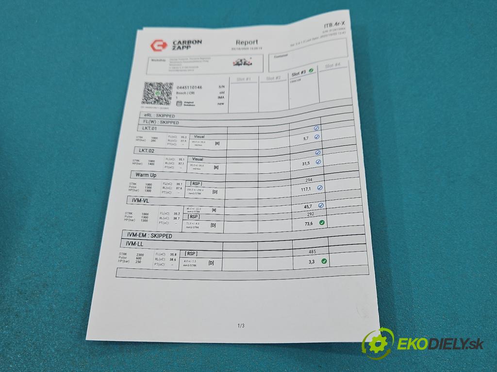 Mitsubishi Space star 1.9 dci 102 HP manual 75 kW 1870 cm3 5- vstrek 0445110146 (Vstrekovač paliva)